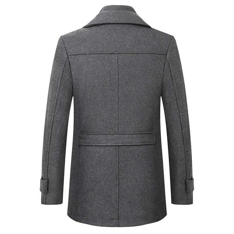 Elegante giacca invernale in lana