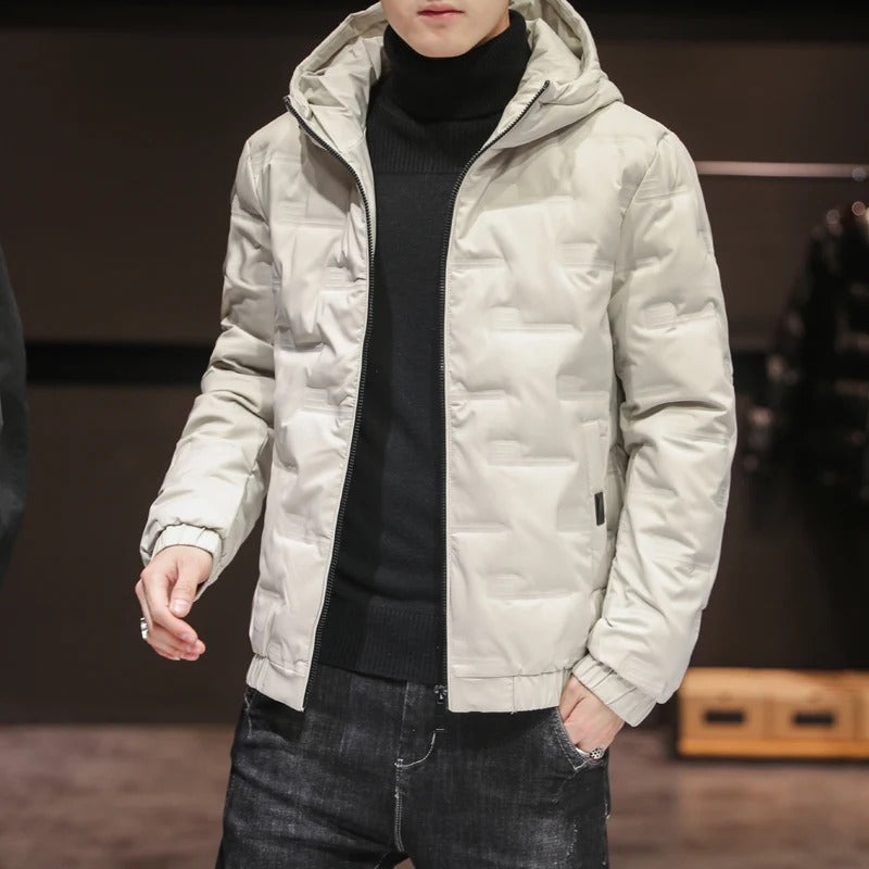 Elegante giacca puffer da uomo