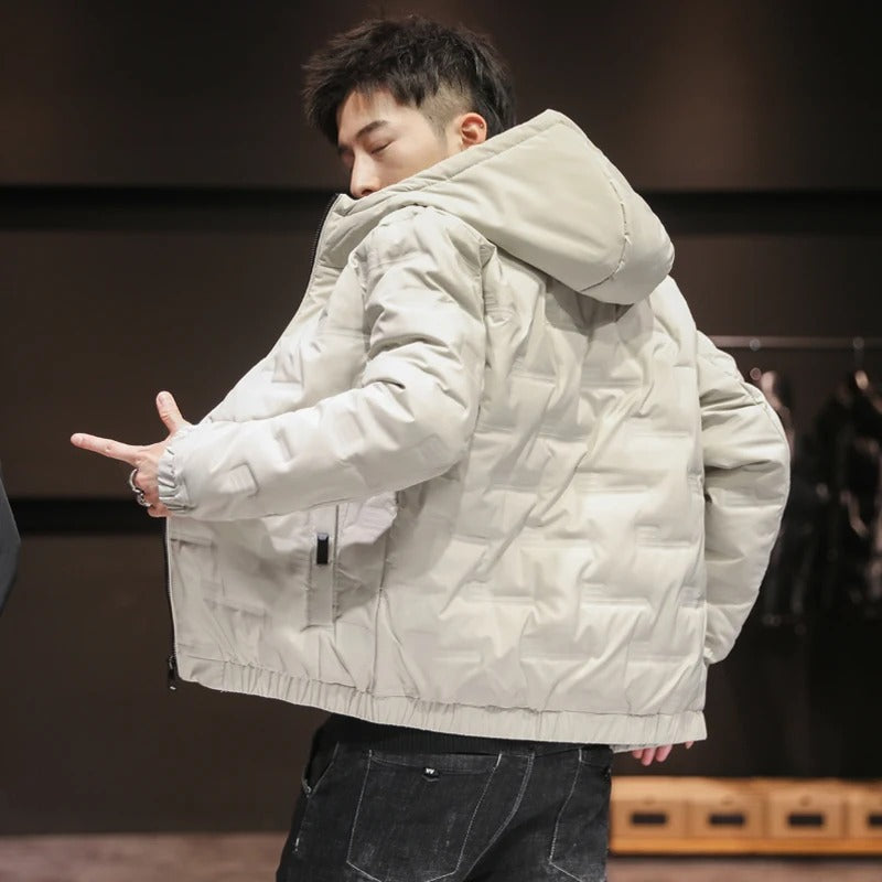 Elegante giacca puffer da uomo