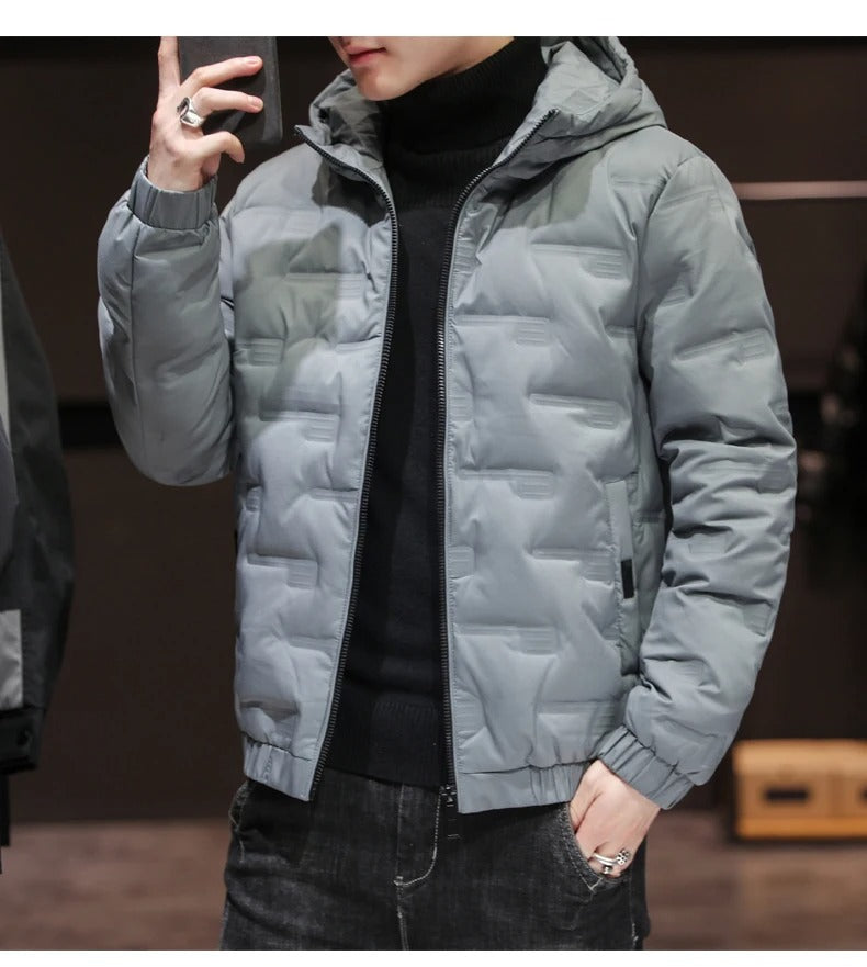 Elegante giacca puffer da uomo