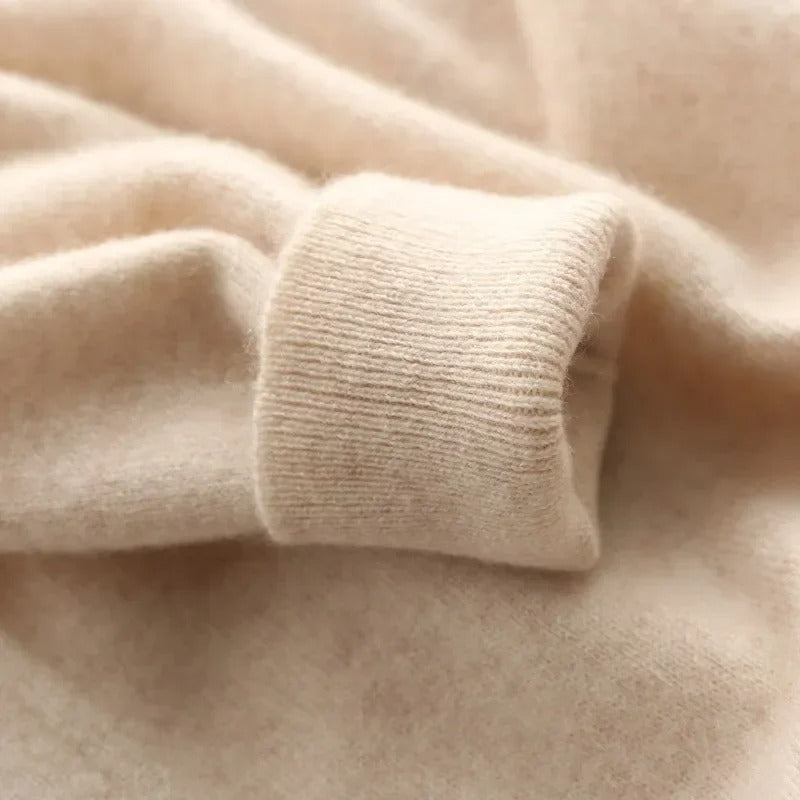Maglione elegante con scollo a V