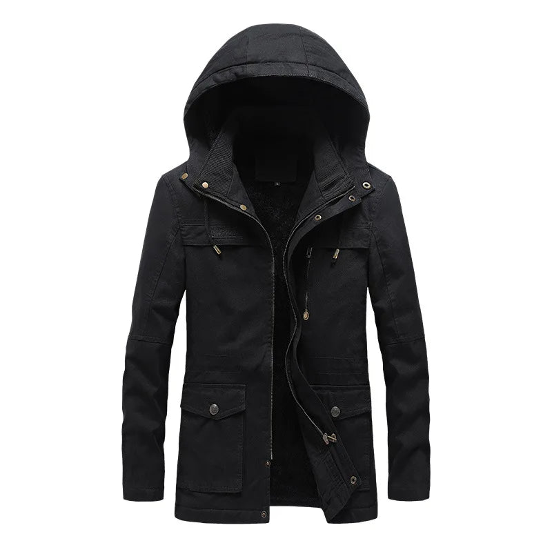 Elegante giacca invernale antivento