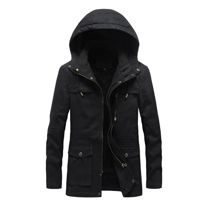 Giacca invernale in cotone casual