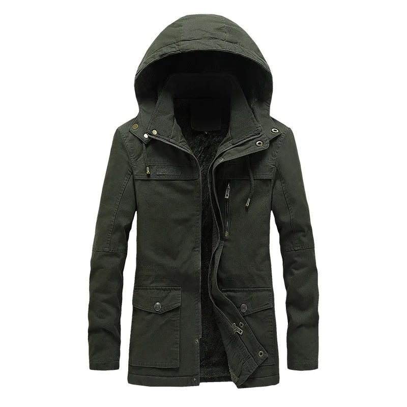 Elegante giacca invernale antivento