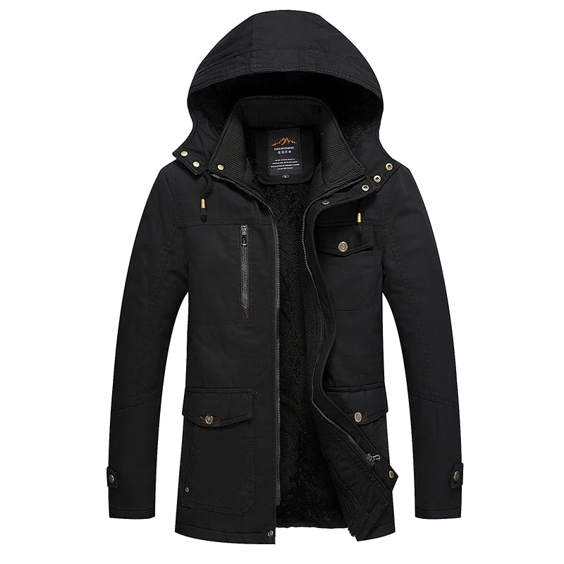 Elegante giacca invernale imbottita in cotone
