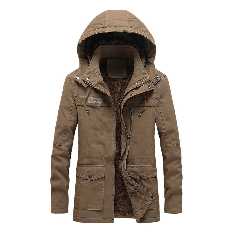 Giacca invernale in cotone casual