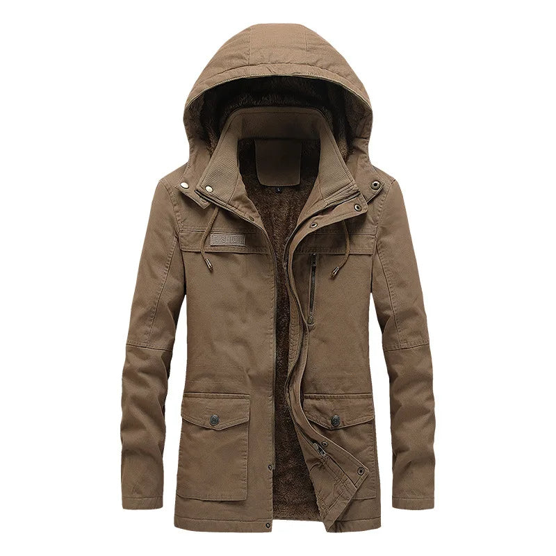 Elegante giacca invernale antivento