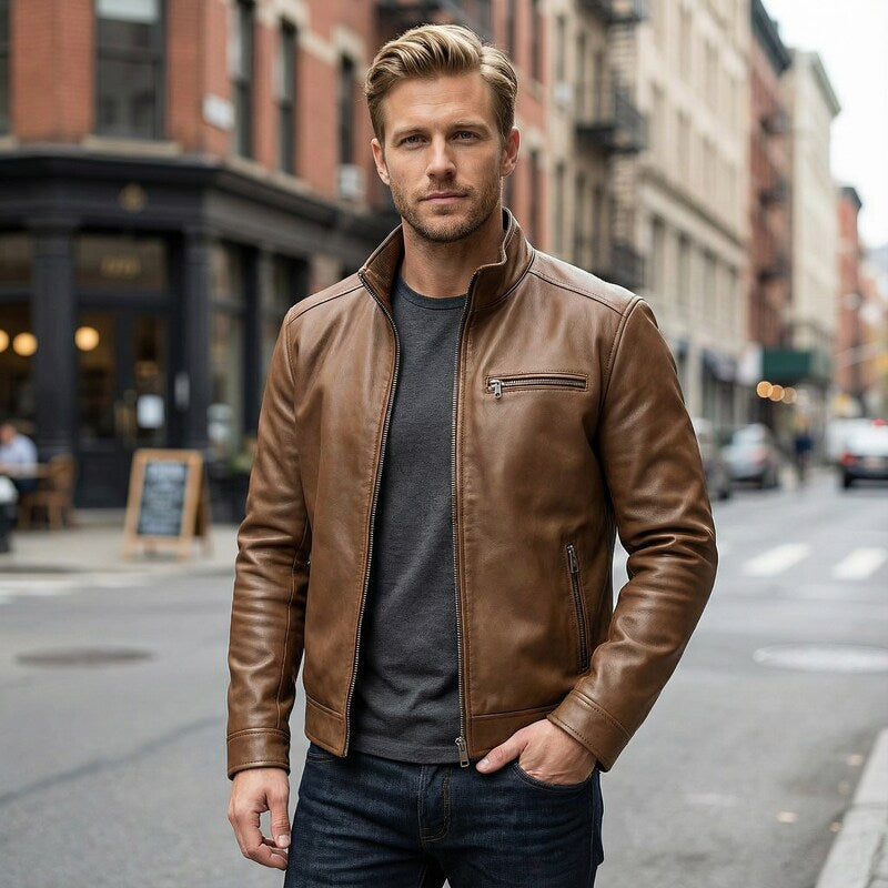 Giacca di pelle vintage