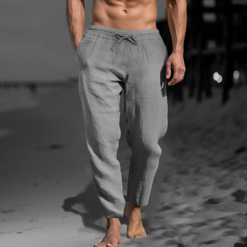Pantaloni in lino Corfù