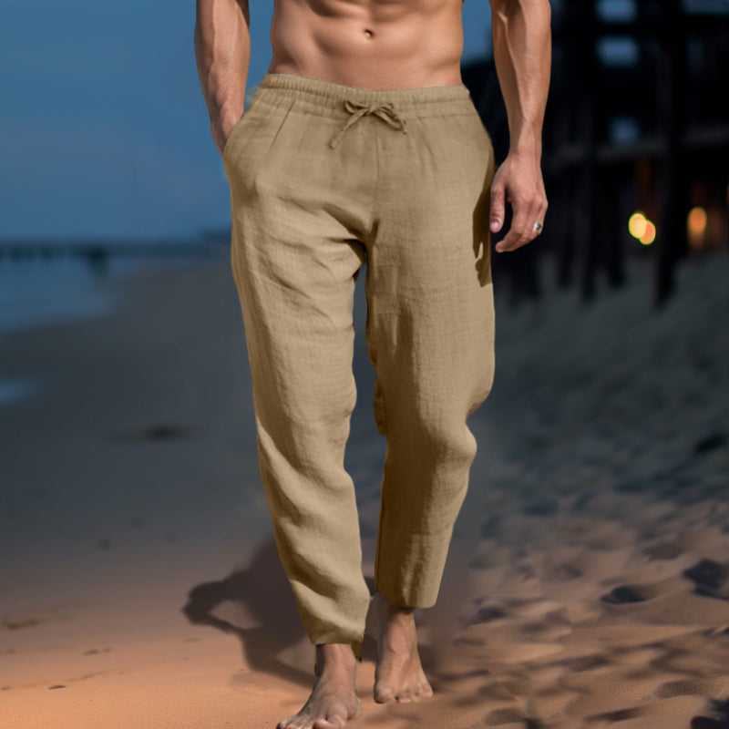 Pantaloni in lino Corfù
