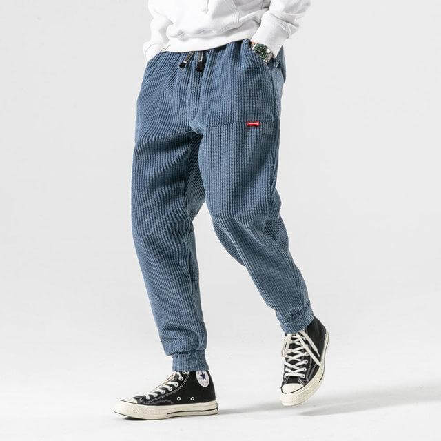 Pantaloni di velluto a coste Alloro