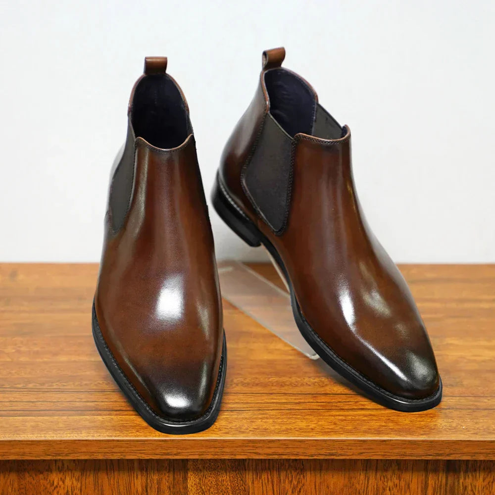 Stivali Chelsea in pelle Percival