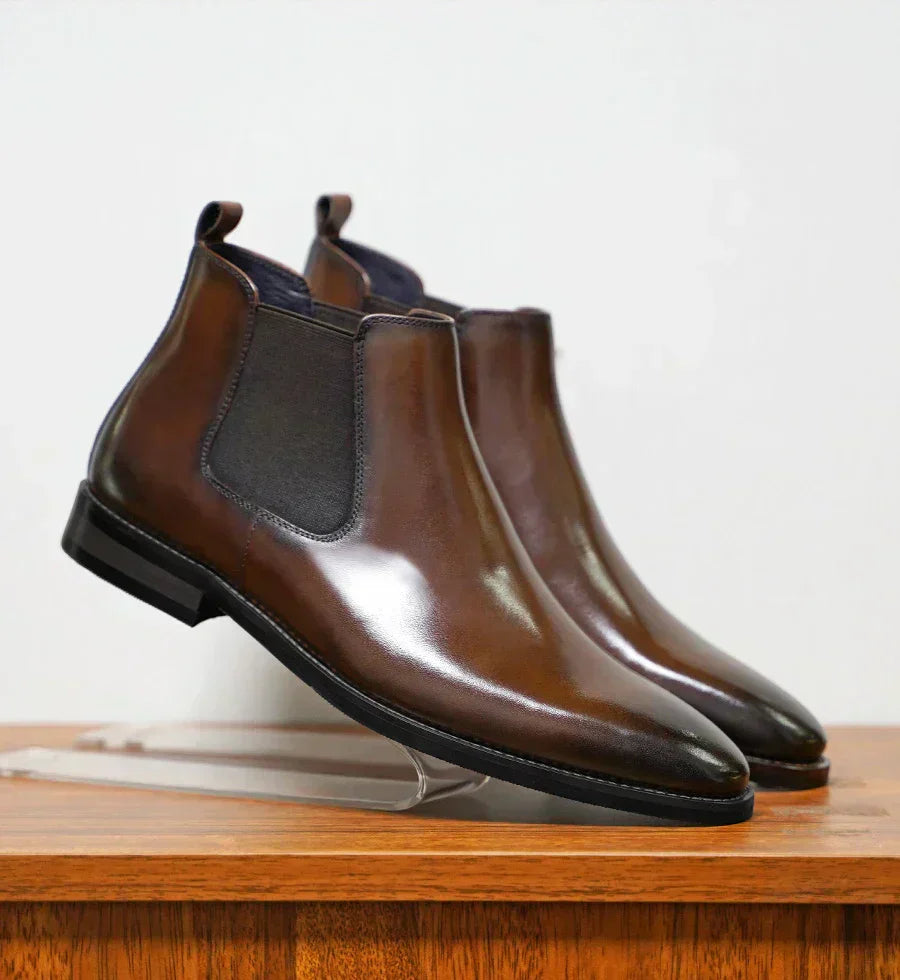 Stivali Chelsea in pelle Percival