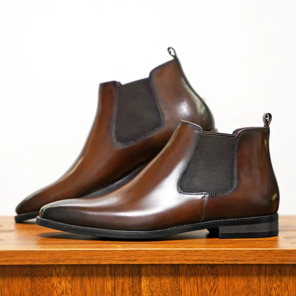 Stivali Chelsea in pelle Percival