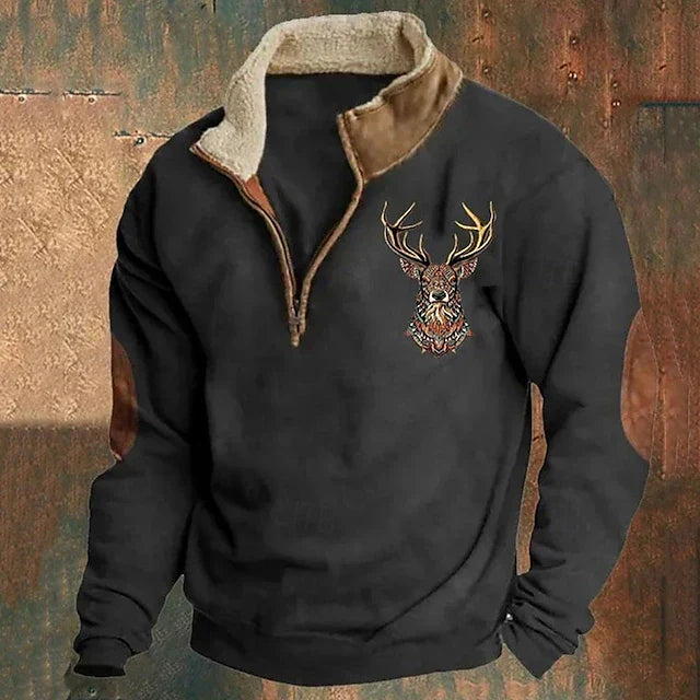 Maglione Silvio Vintage con zip