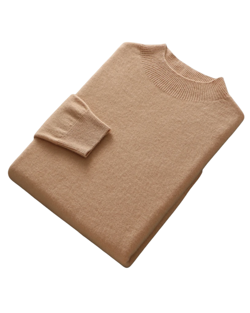 Maglione in cashmere con collo medio