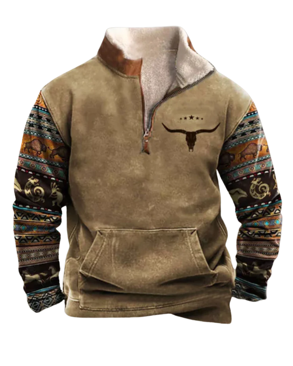 Maglione con zip vintage