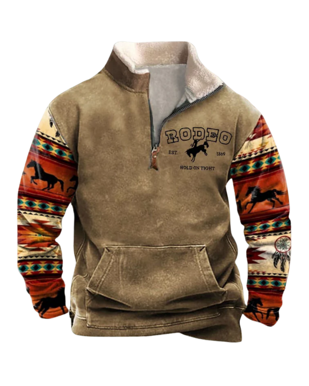 Maglione con zip vintage