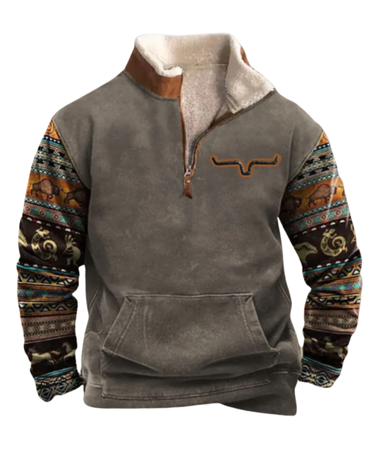 Maglione con zip vintage