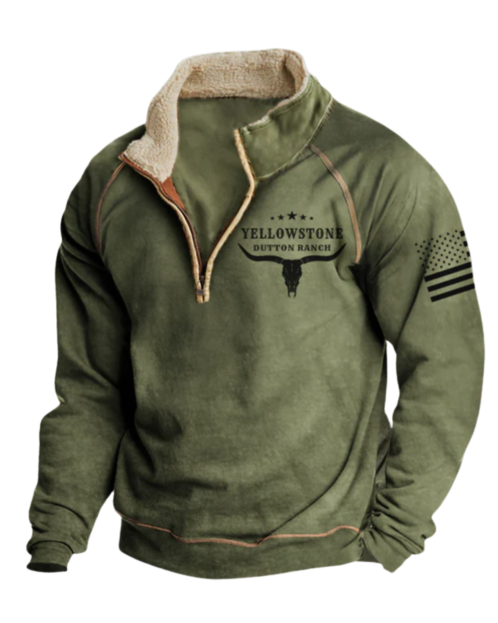 Maglione con zip vintage