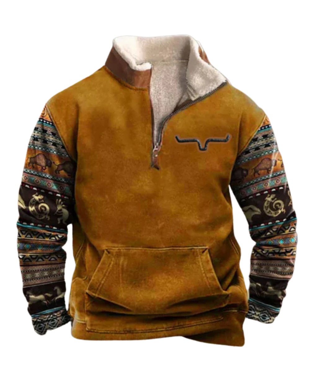 Maglione con zip vintage