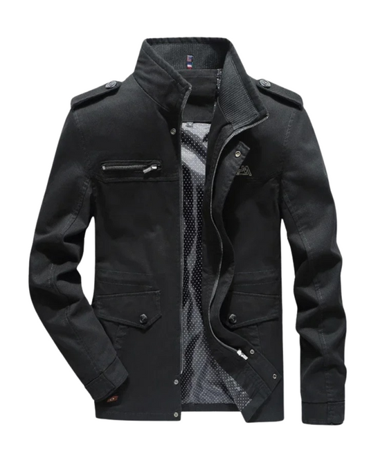 Elegante giacca cargo in cotone