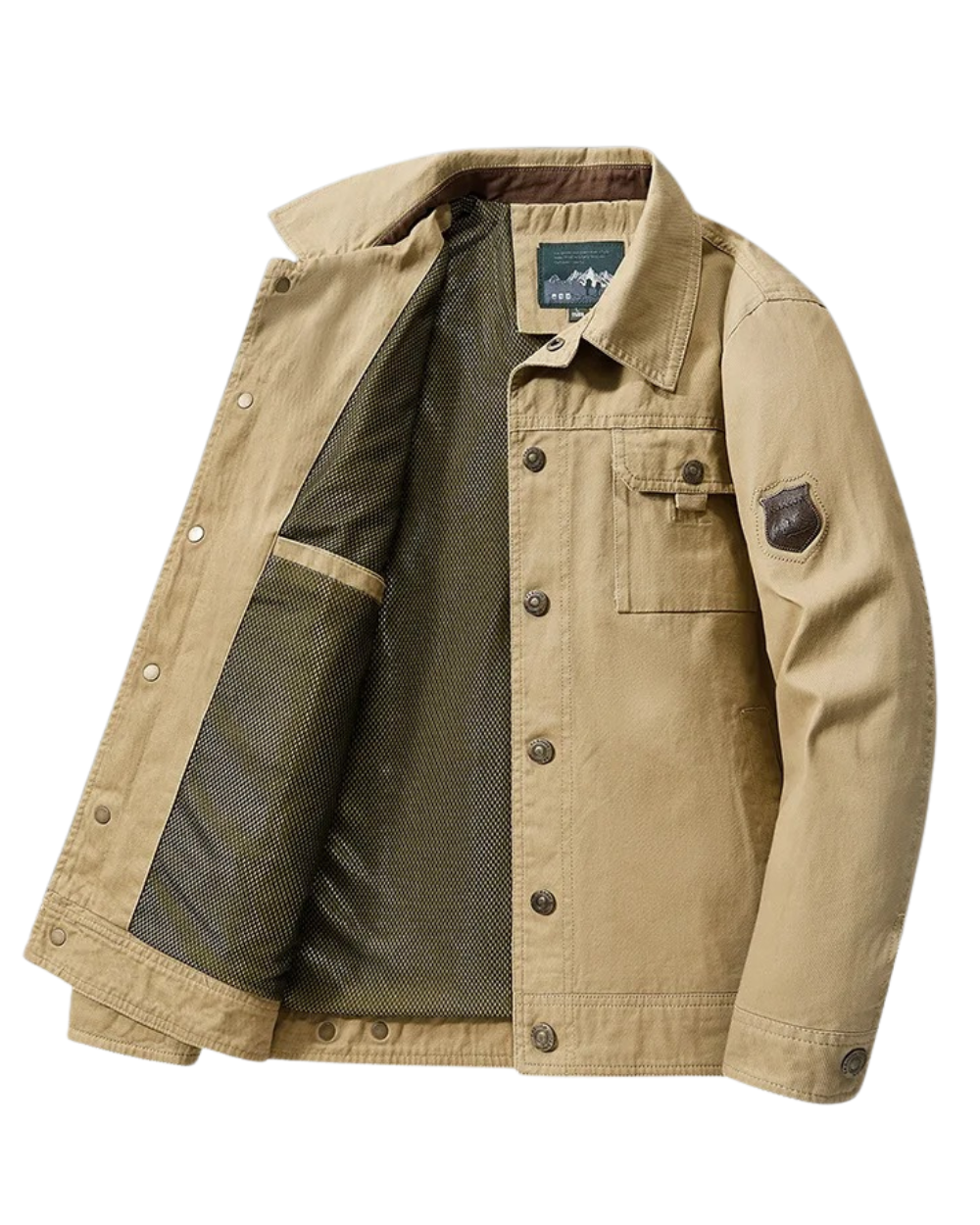 Giacca a vento elegante in cotone