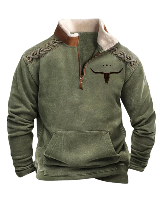 Maglione con zip vintage