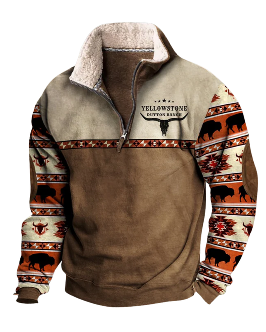 Maglione con zip vintage