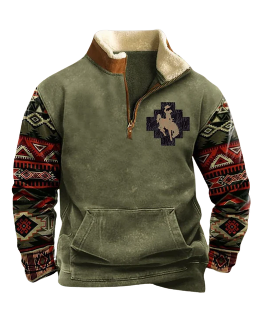 Maglione con zip vintage