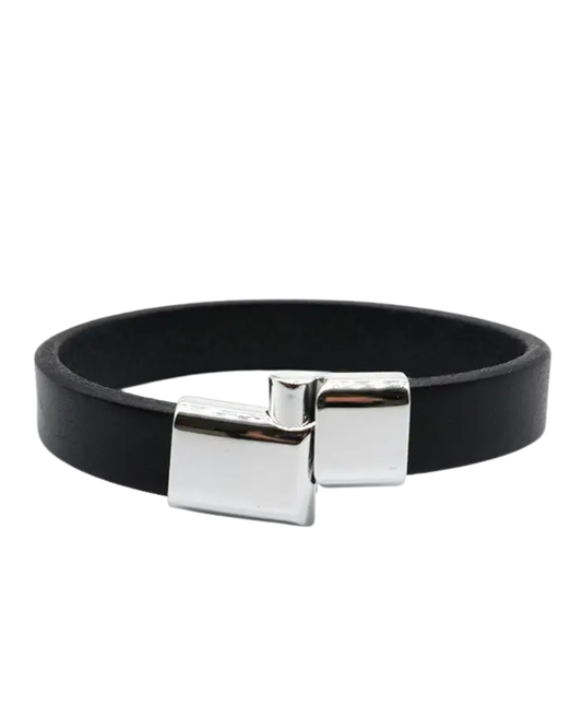 Bracciale in pelle da uomo