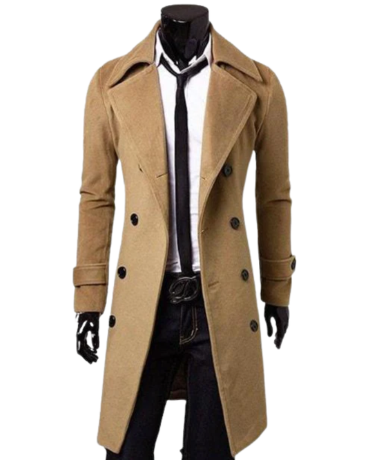 Elegante trench lungo
