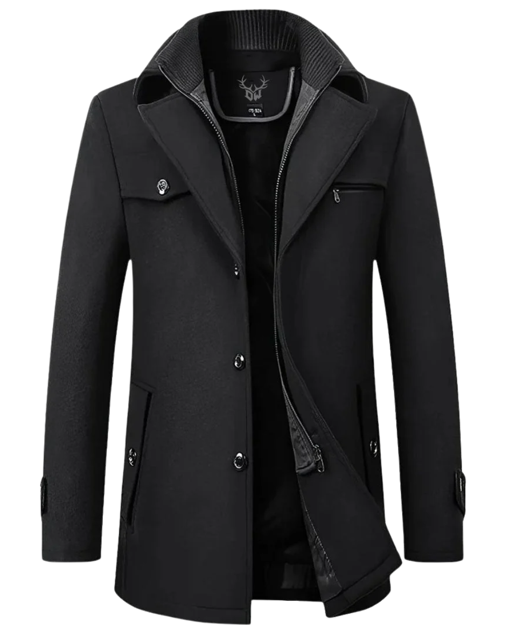 Elegante cappotto in lana