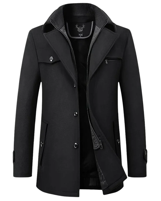 Elegante cappotto in lana