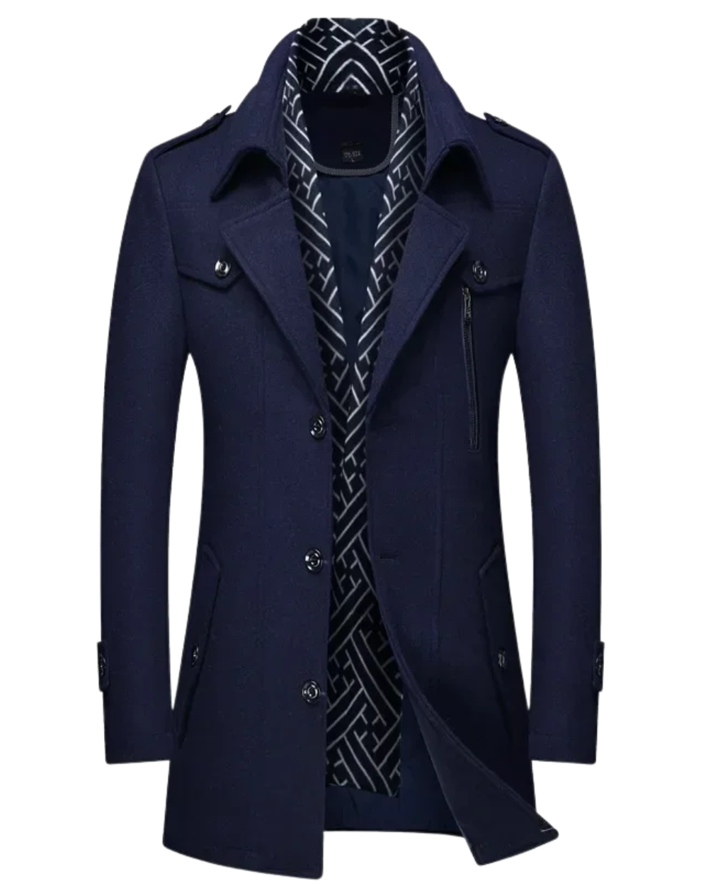 Elegante cappotto in lana