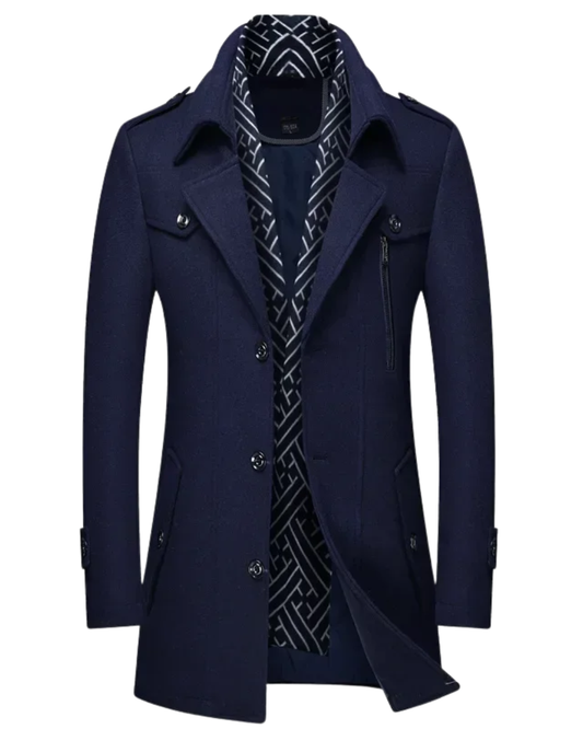 Elegante cappotto in lana