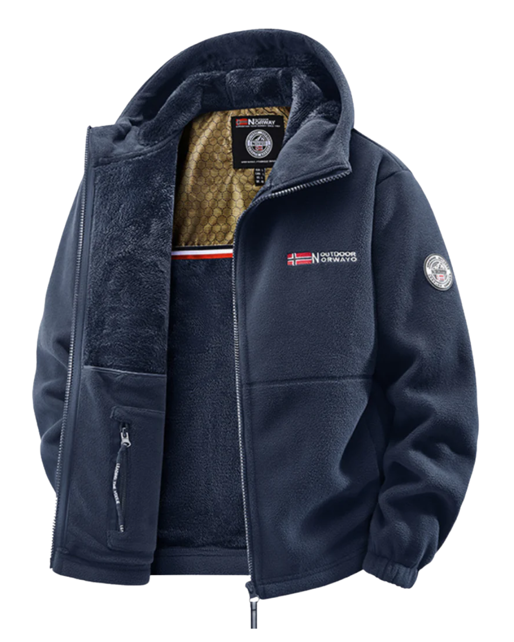 Giacca elegante foderata in pile