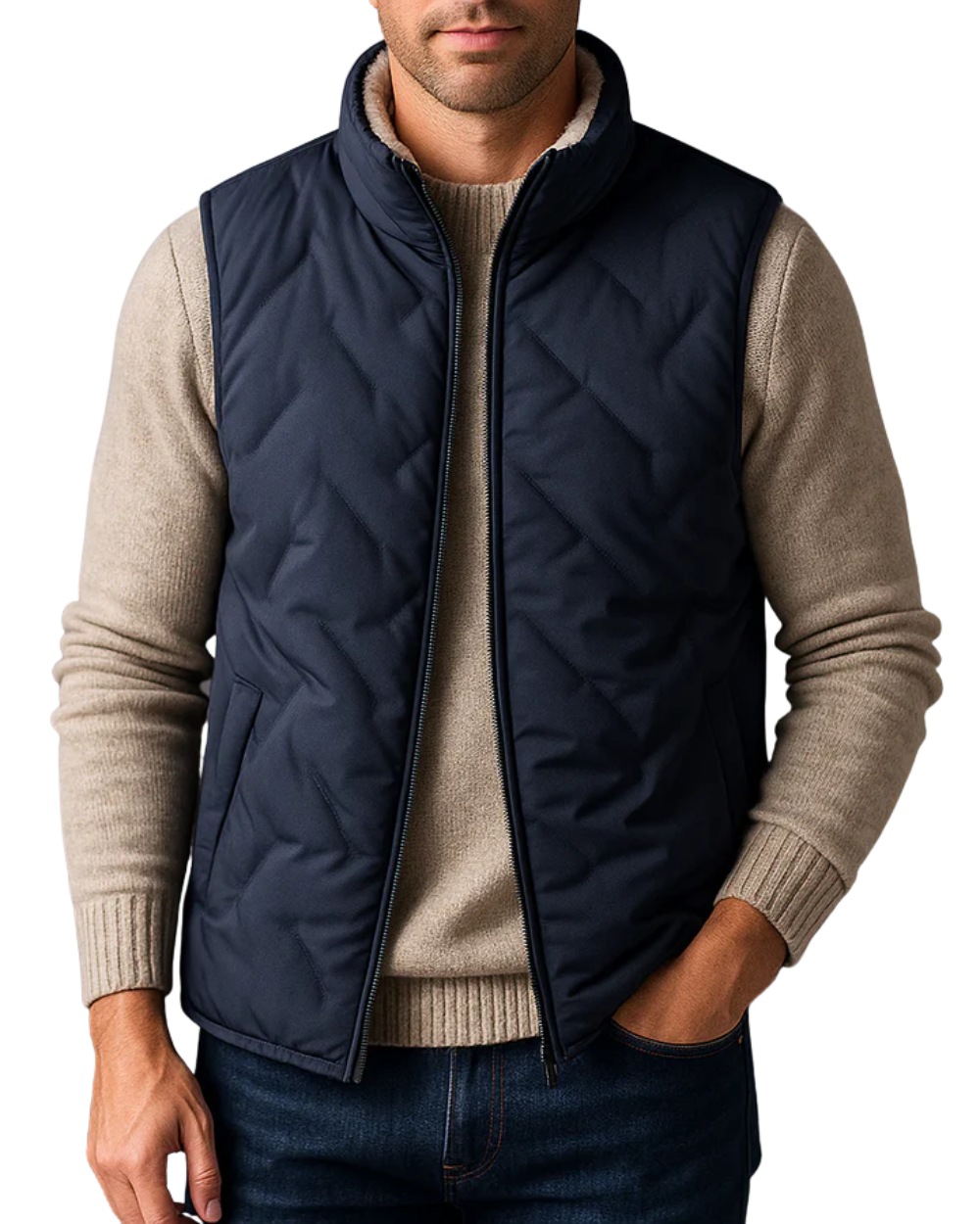 Gilet elegante in sherpa
