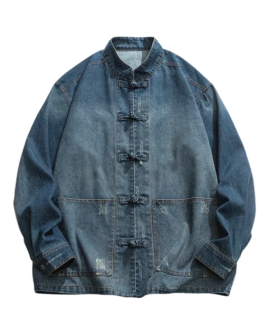 Giacca streetwear in denim
