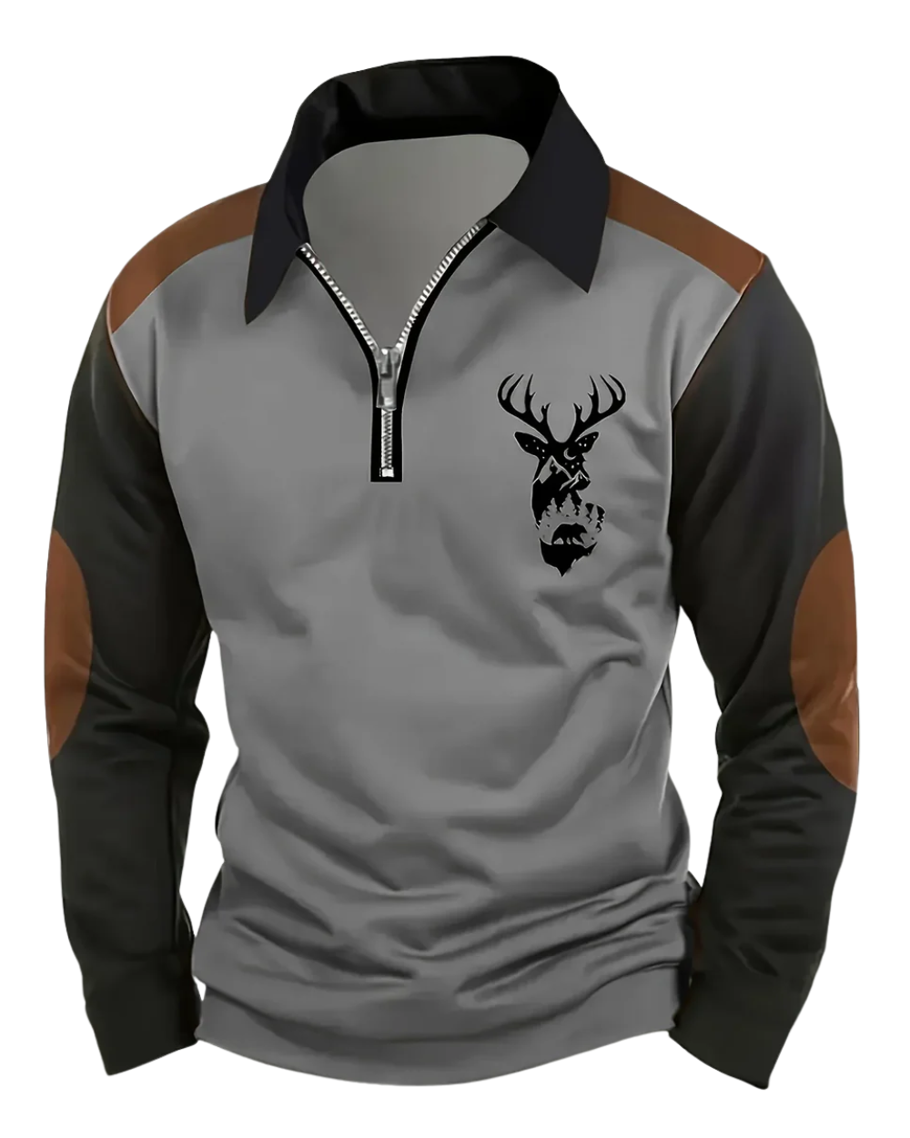 Maglione con zip vintage