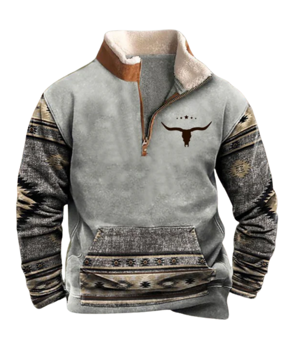 Maglione con zip vintage