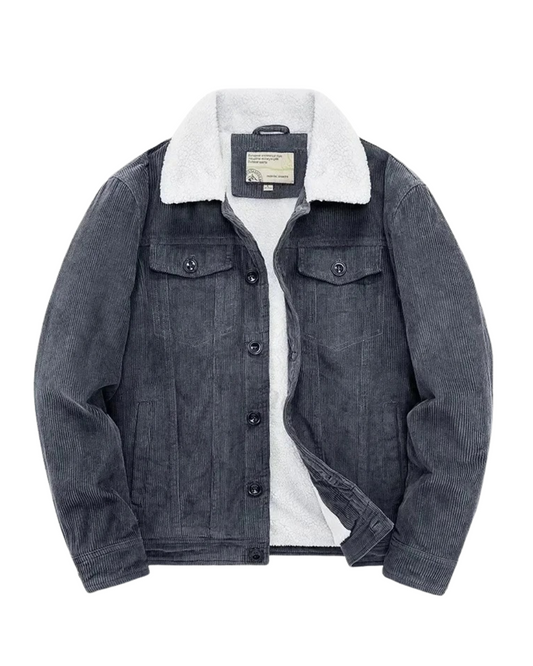 Giacca in velluto a coste con fodera in cashmere