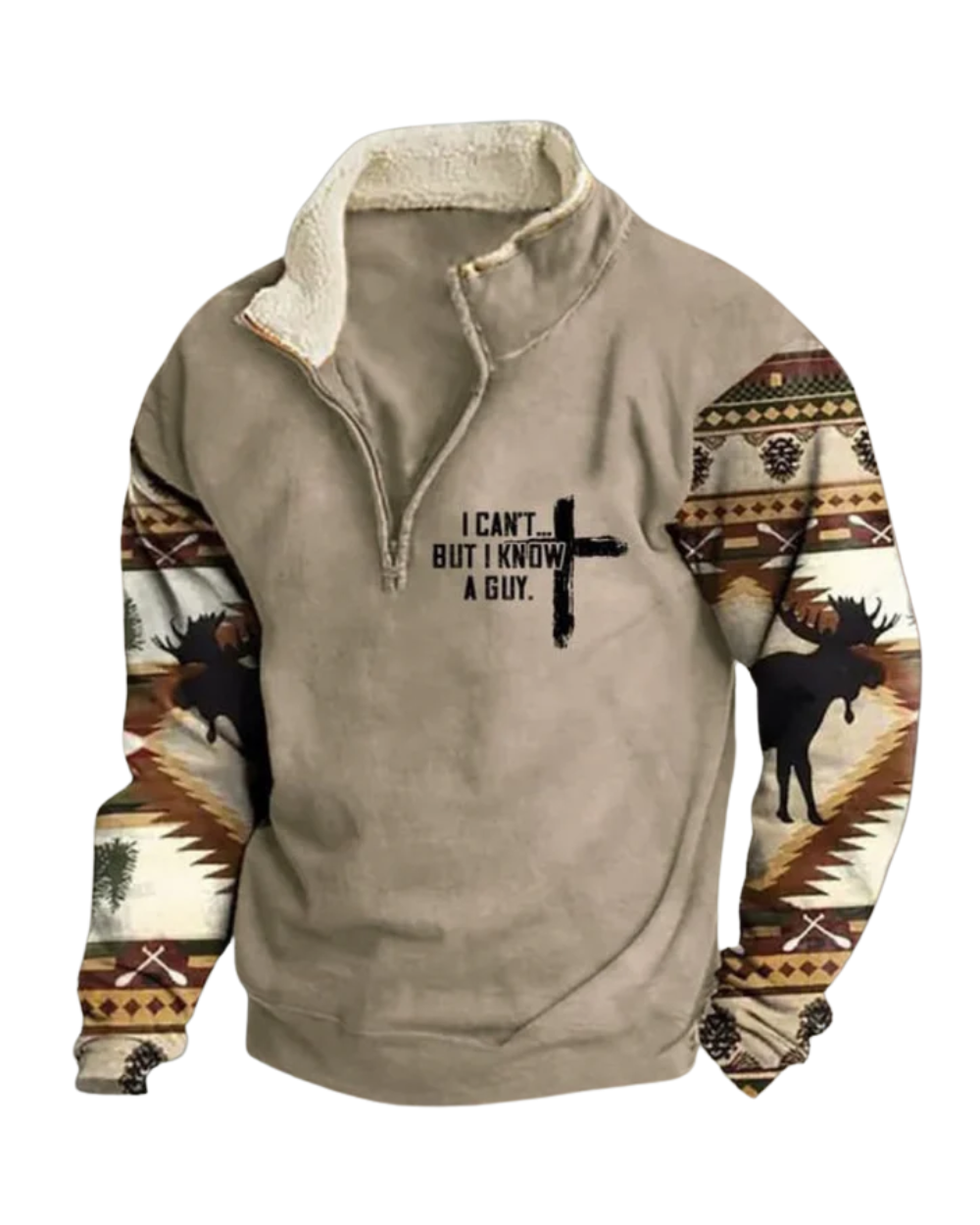 Maglione con zip vintage