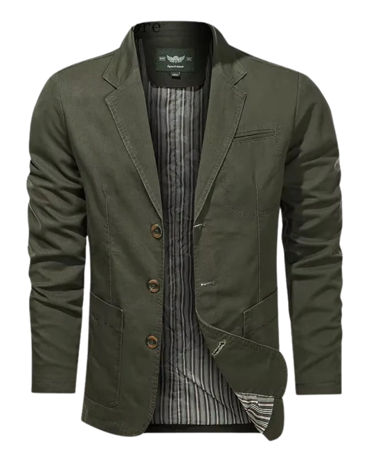 Blazer di cotone chic