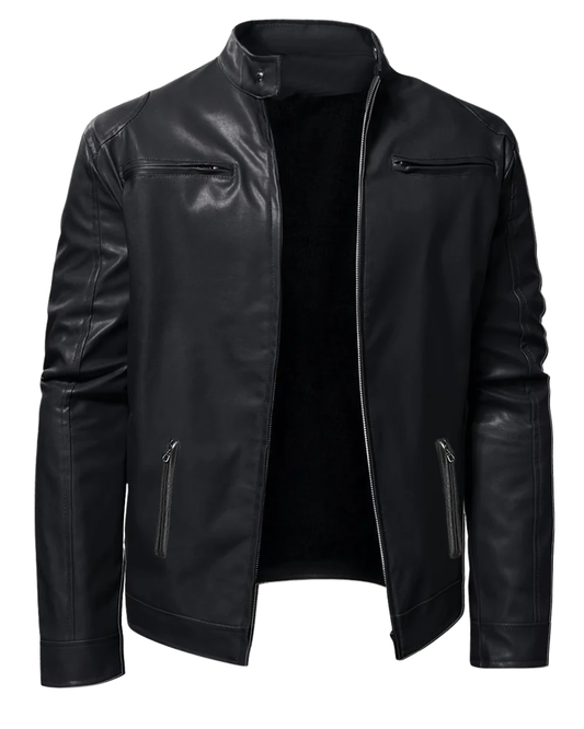 Giacca in pelle casual