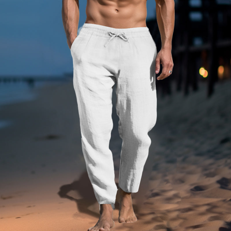 Pantaloni in lino Corfù