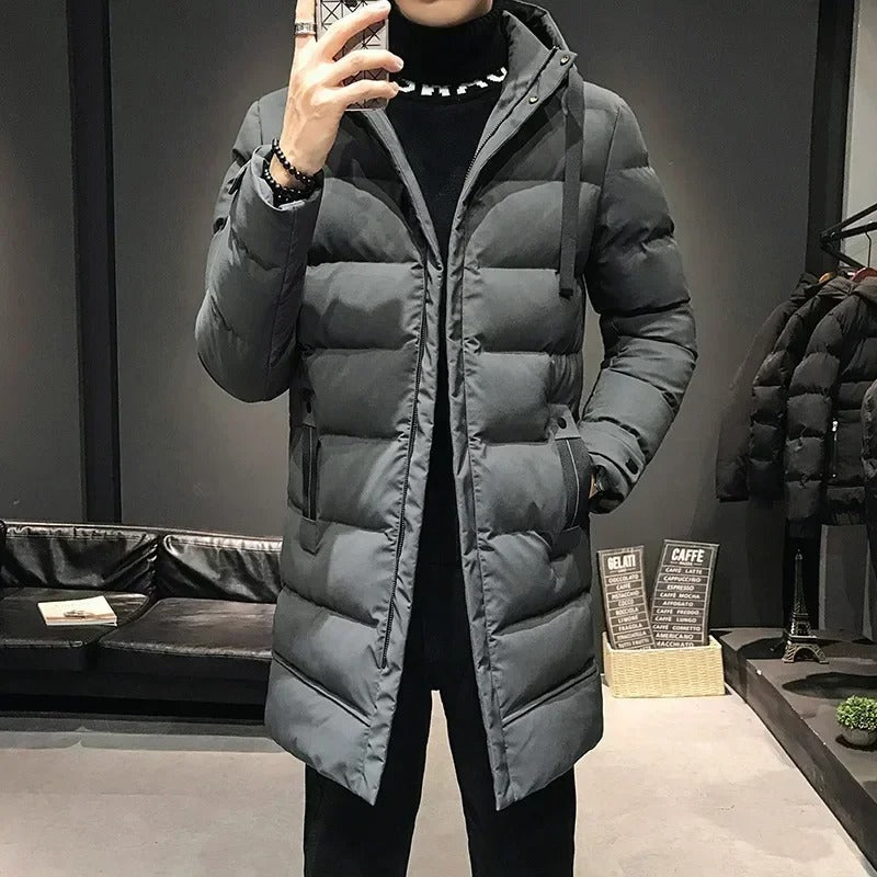 Giacca invernale lunga da uomo