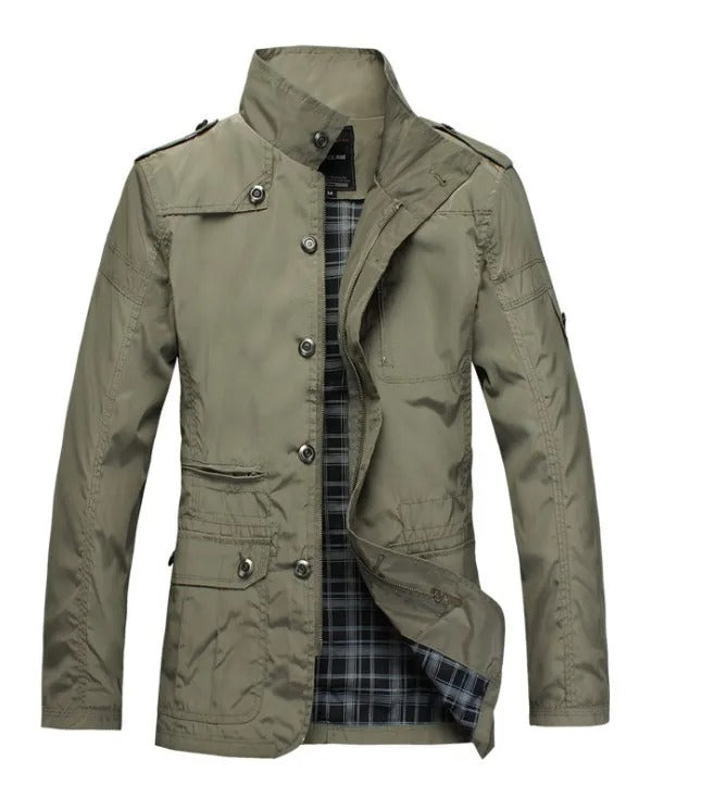 Elegante giacca antivento