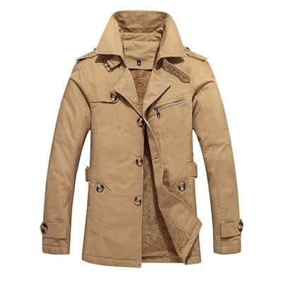 Elegante trench imbottito