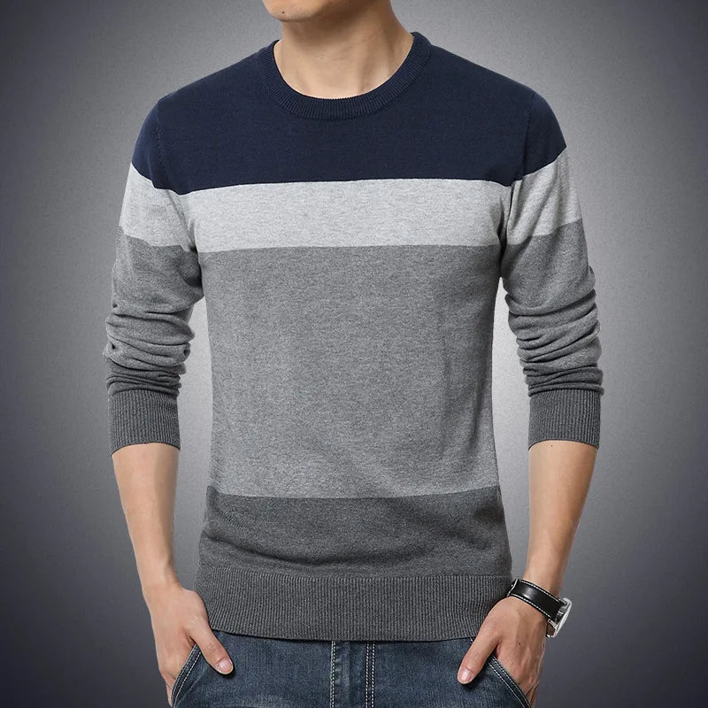 Maglione da uomo in cotone casual
